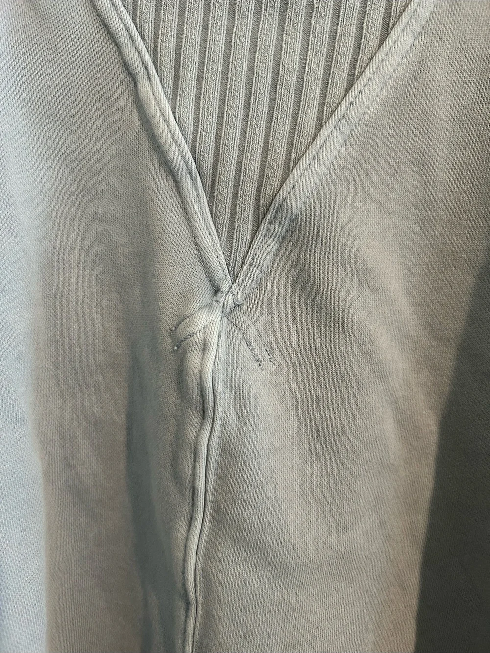 Vestique Oversize Cropped Sweatshirt Blue Size L